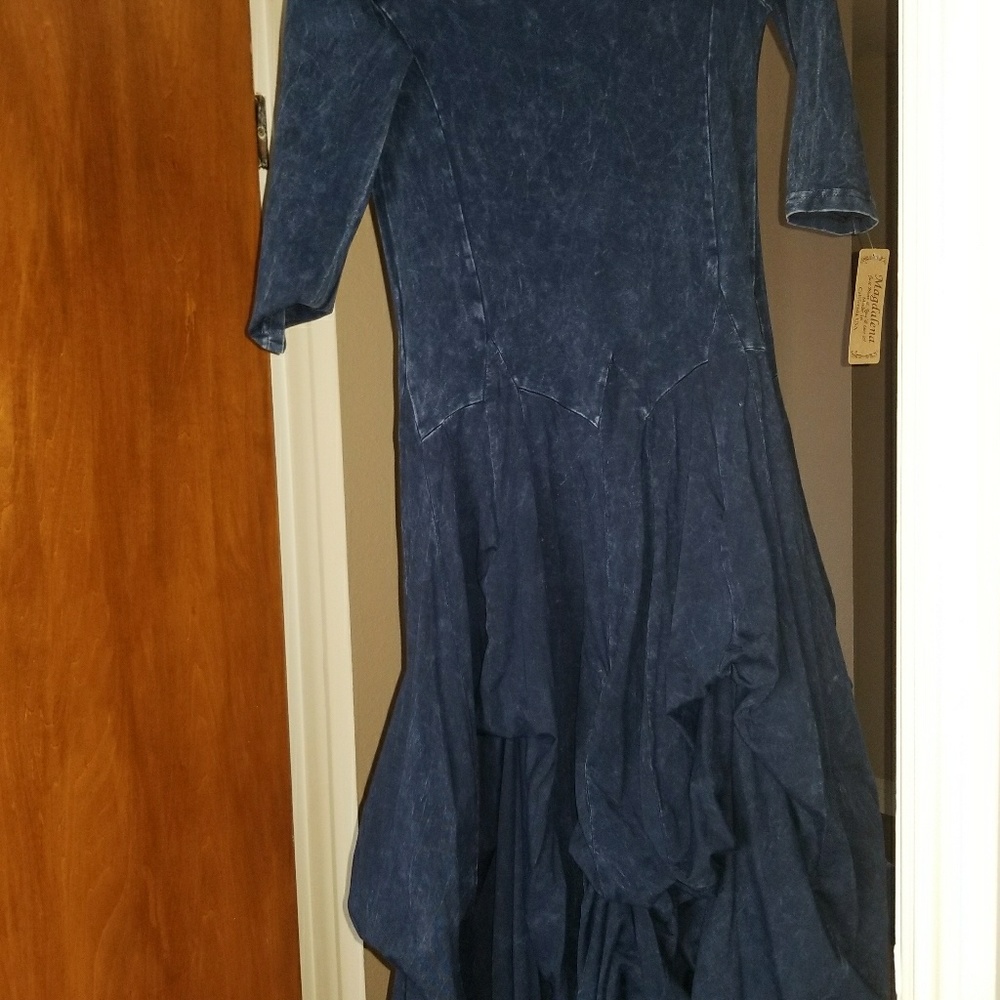 Dress denim looking